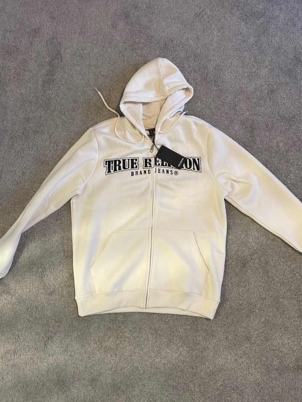 Clothing Tag on True Religion Garment